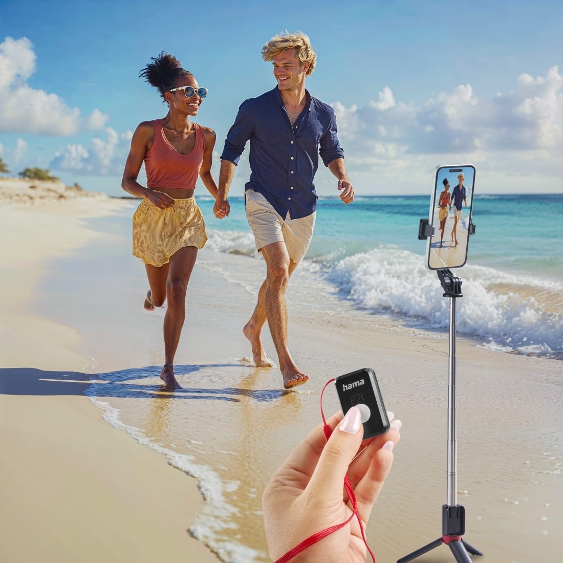 Tripé e Selfie Stick HAMA Fancy Stand 70 II para Smartphone com Comando Bluetooth - Imagem 16