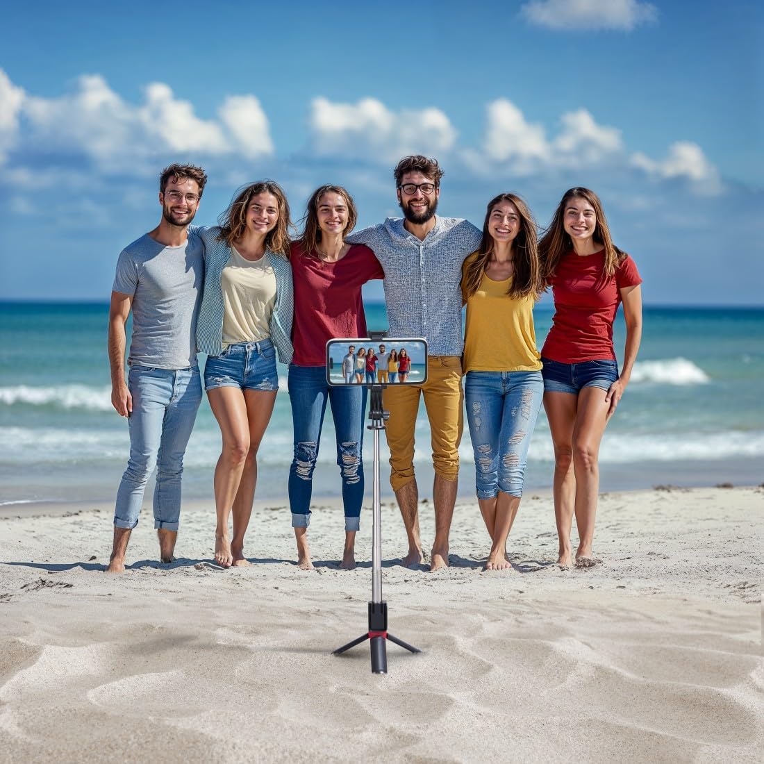 Tripé e Selfie Stick HAMA Fancy Stand 70 II para Smartphone com Comando Bluetooth - Imagem 12