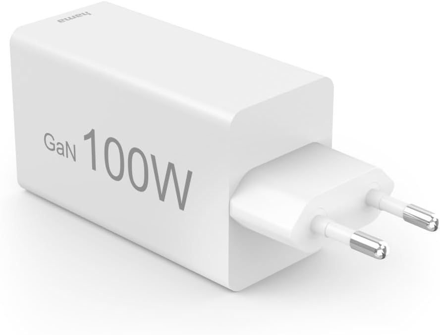Carregador Hama Fast Charger GaN 100W 2x USB-C 1x USB-A Branco - Imagem 10