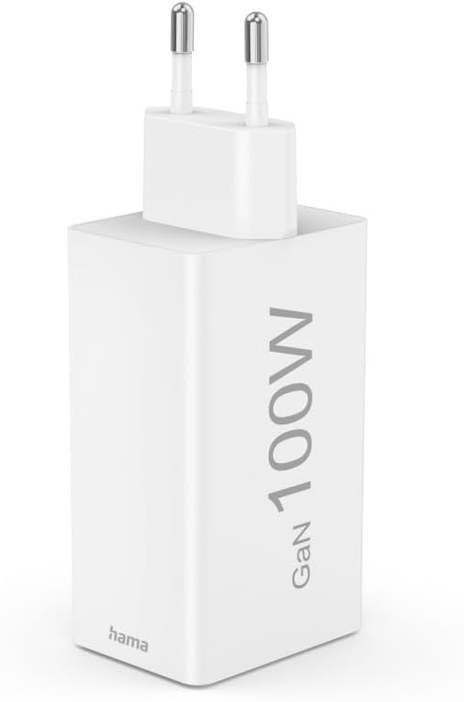 Carregador Hama Fast Charger GaN 100W 2x USB-C 1x USB-A Branco - Imagem 14