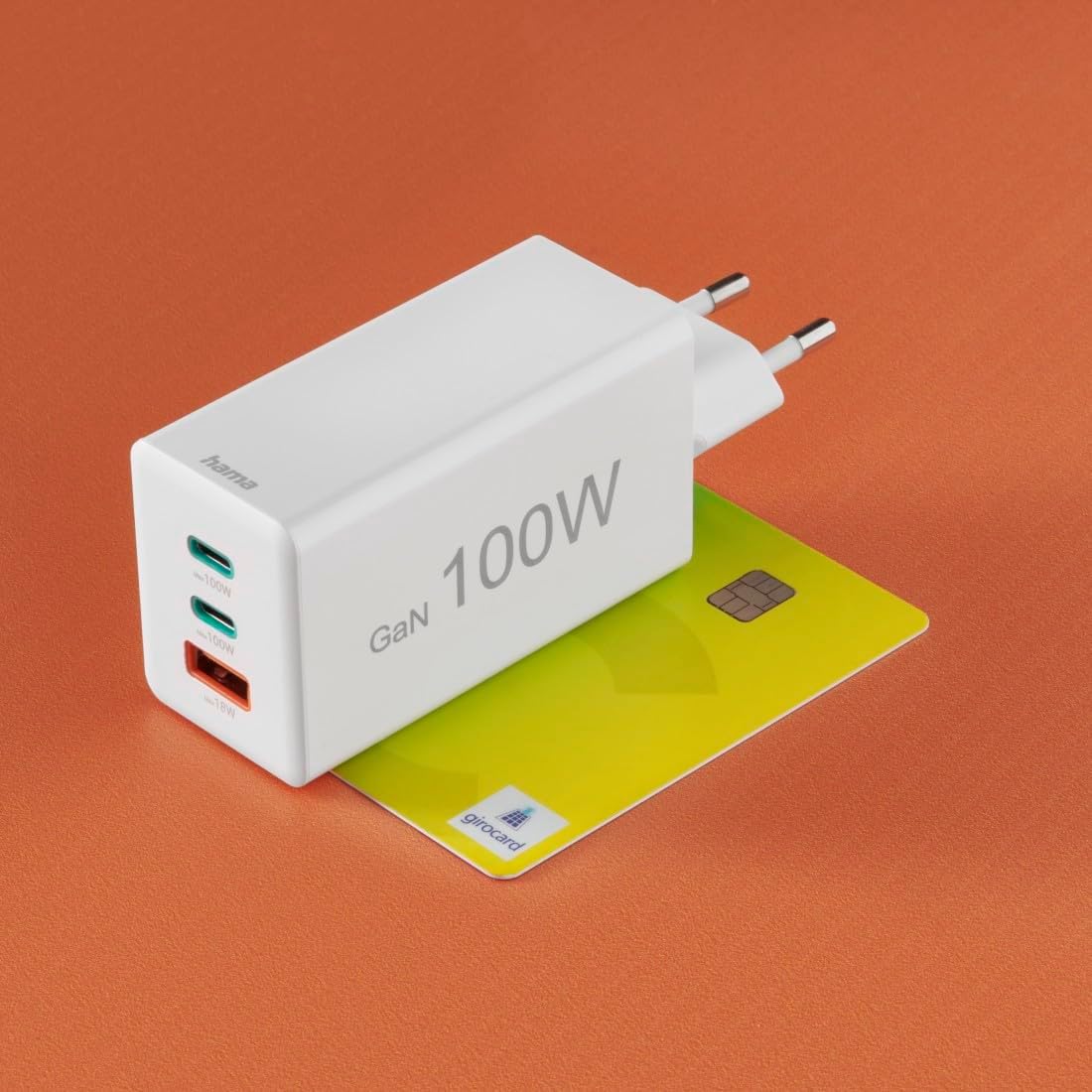 Carregador Hama Fast Charger GaN 100W 2x USB-C 1x USB-A Branco - Imagem 20