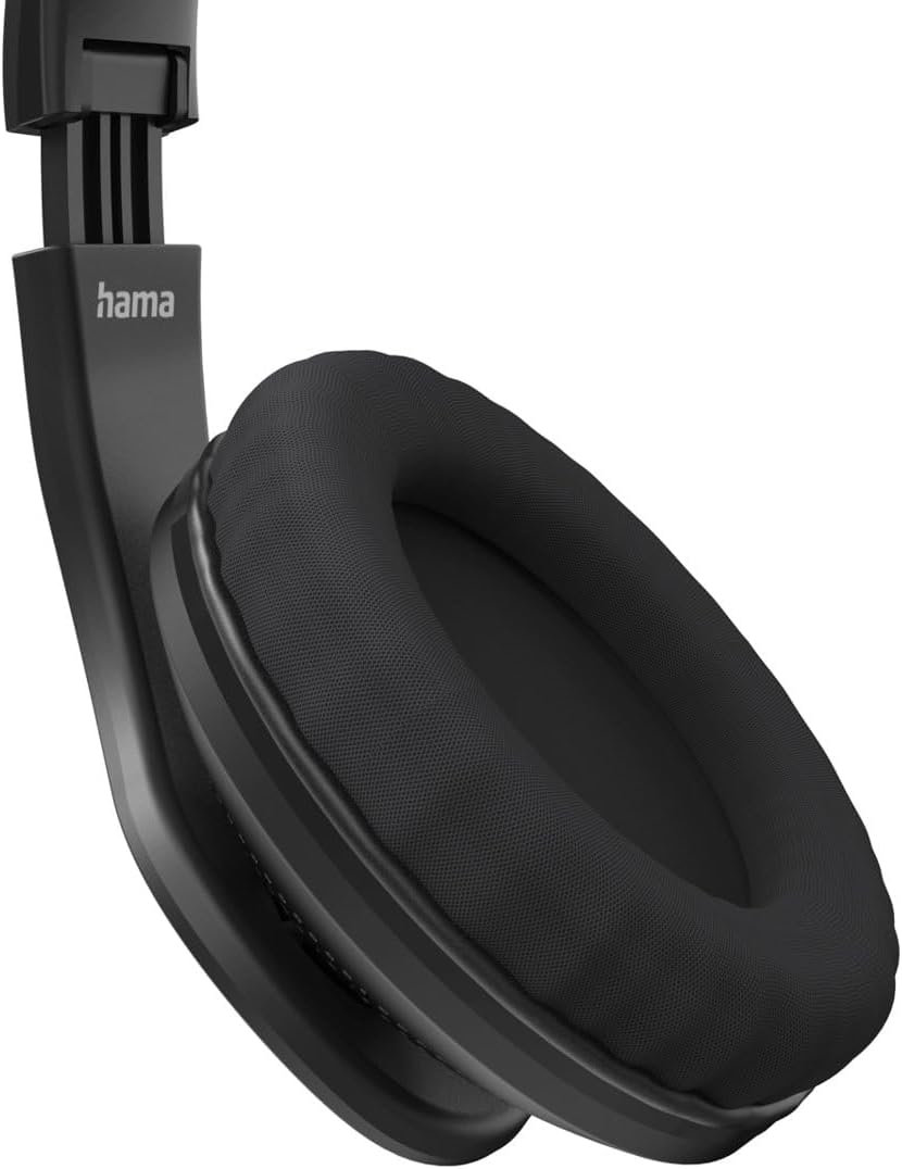 Headset HAMA HS-USB300 V2 Stereo USB para PC e Escritório Preto - Imagem 5