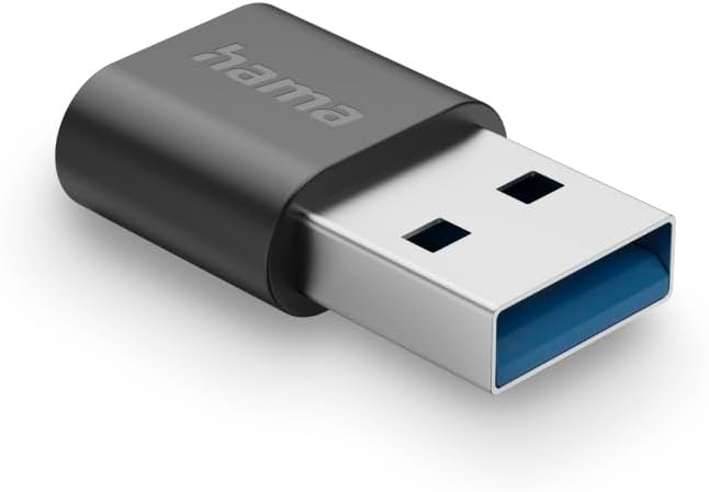 Adaptador USB Hama Ficha USB-A para Tomada USB-C USB 3.2 Gen2 10 Gbit/s - Imagem 2