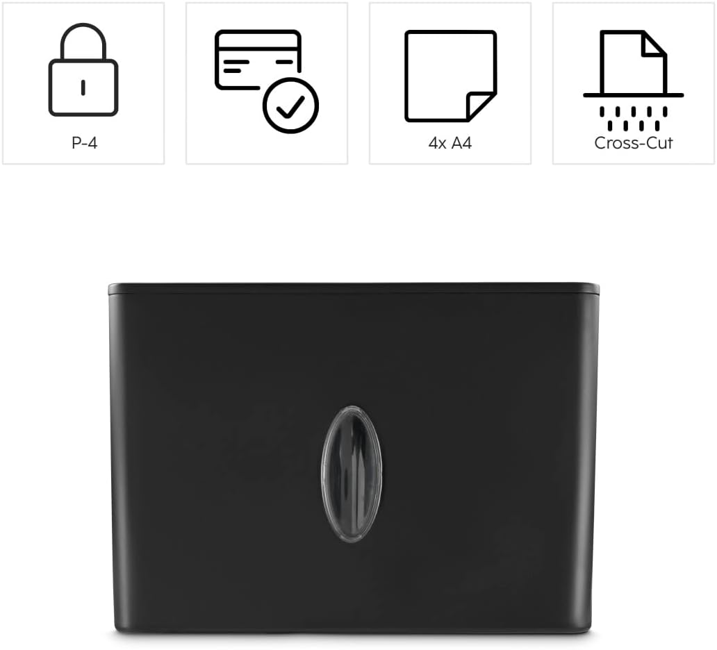 Destruidora de Papel HAMA Safe X40-B Nível de Segurança P4 T4 E3 - Imagem 2