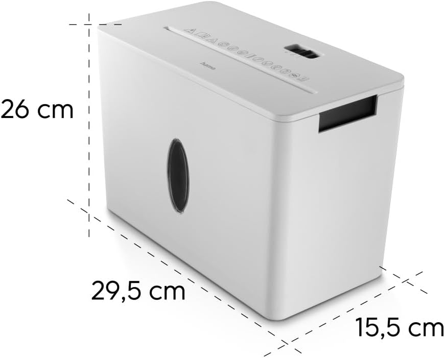 Destruidora de Papel HAMA Safe X40-W com Nível de Segurança P4 T4 E3 - Imagem 7