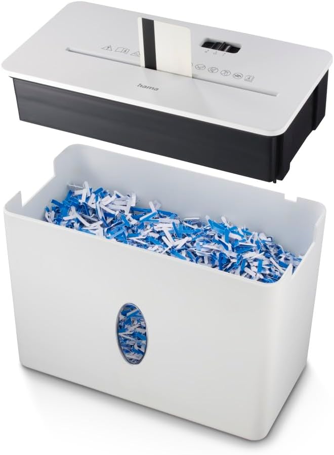 Destruidora de Papel HAMA Safe X40-W com Nível de Segurança P4 T4 E3 - Imagem 6