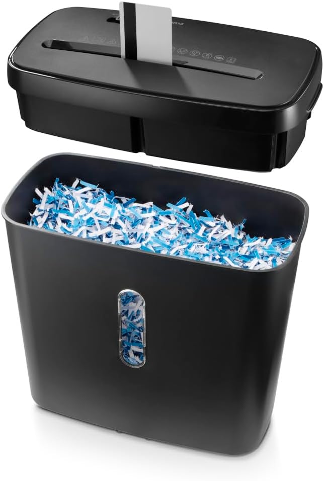 Destruidora de Papel HAMA Safe X50 Nível de Segurança P4 T4 E3 para Documentos e Cartões - Imagem 6