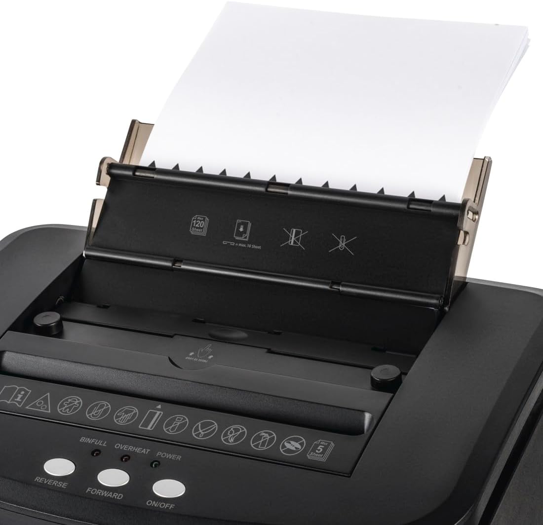 Destruidora de Documentos HAMA Safe Auto M1200 Nível de Segurança P4 Automática - Imagem 8