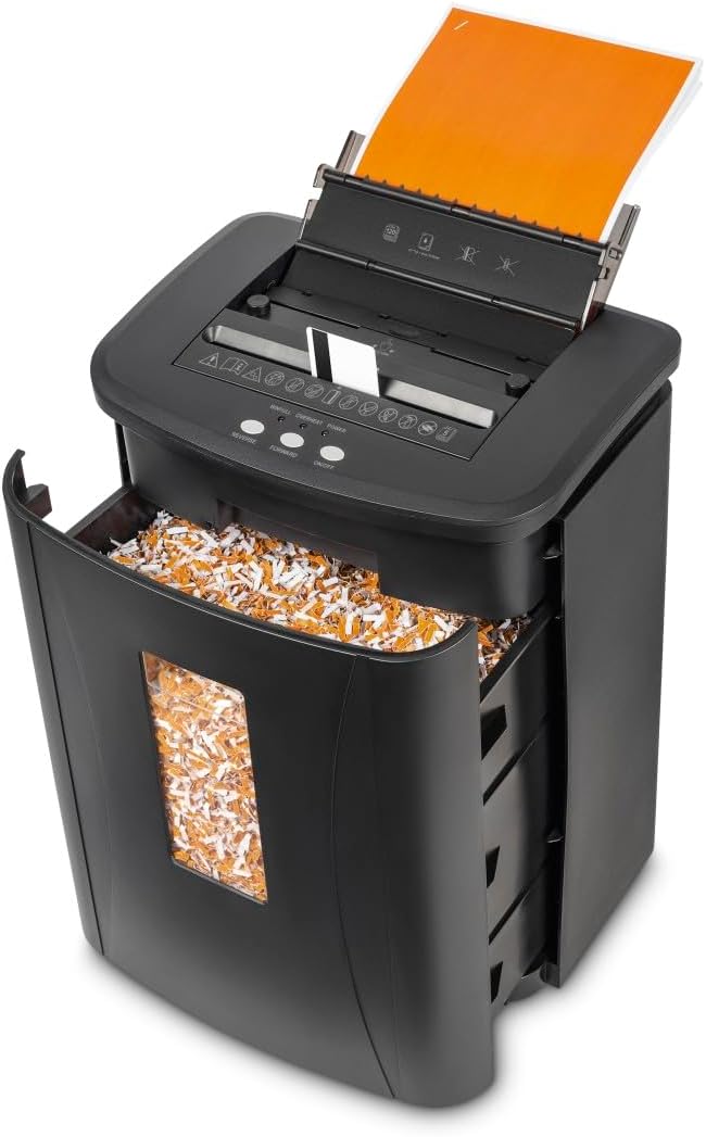 Destruidora de Documentos HAMA Safe Auto M1200 Nível de Segurança P4 Automática - Imagem 6