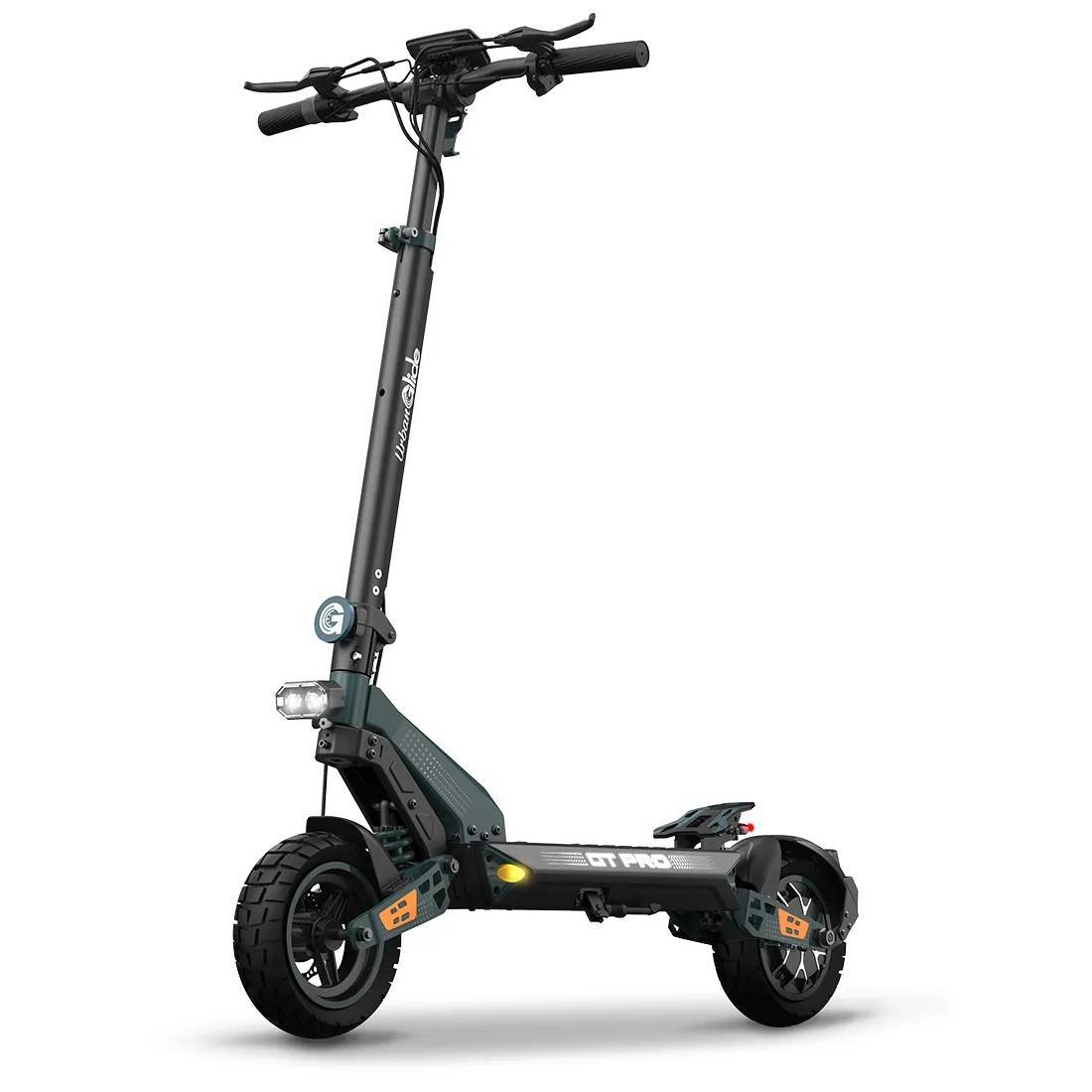 Trotinete Elétrica URBANGLIDE GT Pro 1300W Rodas 11" Autonomia 80km 48V 18.2Ah Preto e Verde