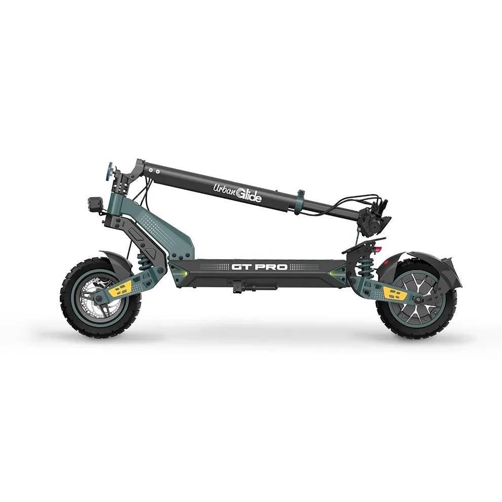 Trotinete Elétrica URBANGLIDE GT Pro 1300W Rodas 11" Autonomia 80km 48V 18.2Ah Preto e Verde - Imagem 2