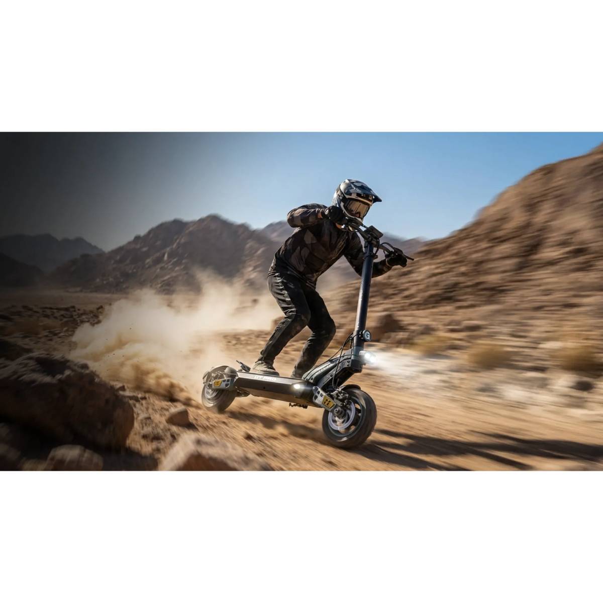 Trotinete Elétrica URBANGLIDE GT Pro 1300W Rodas 11" Autonomia 80km 48V 18.2Ah Preto e Verde - Imagem 4