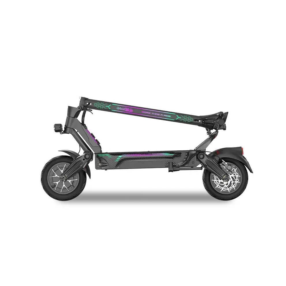 Trotinete Elétrica UrbanGlide Eon X Air 1400W Rodas 11" 52V/20Ah Autonomia 100km Carga 120kg Preto - Imagem 2