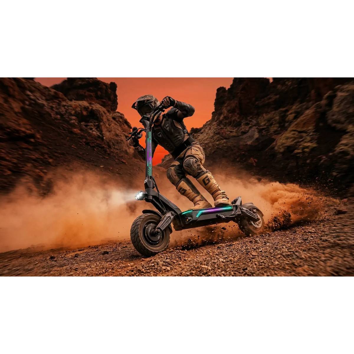 Trotinete Elétrica UrbanGlide Eon X Air 1400W Rodas 11" 52V/20Ah Autonomia 100km Carga 120kg Preto - Imagem 3