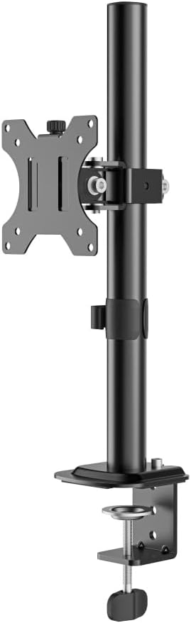 Suporte de Monitor HAMA Ajustável em Altura Inclinável e Giratório 13" a 35" Preto