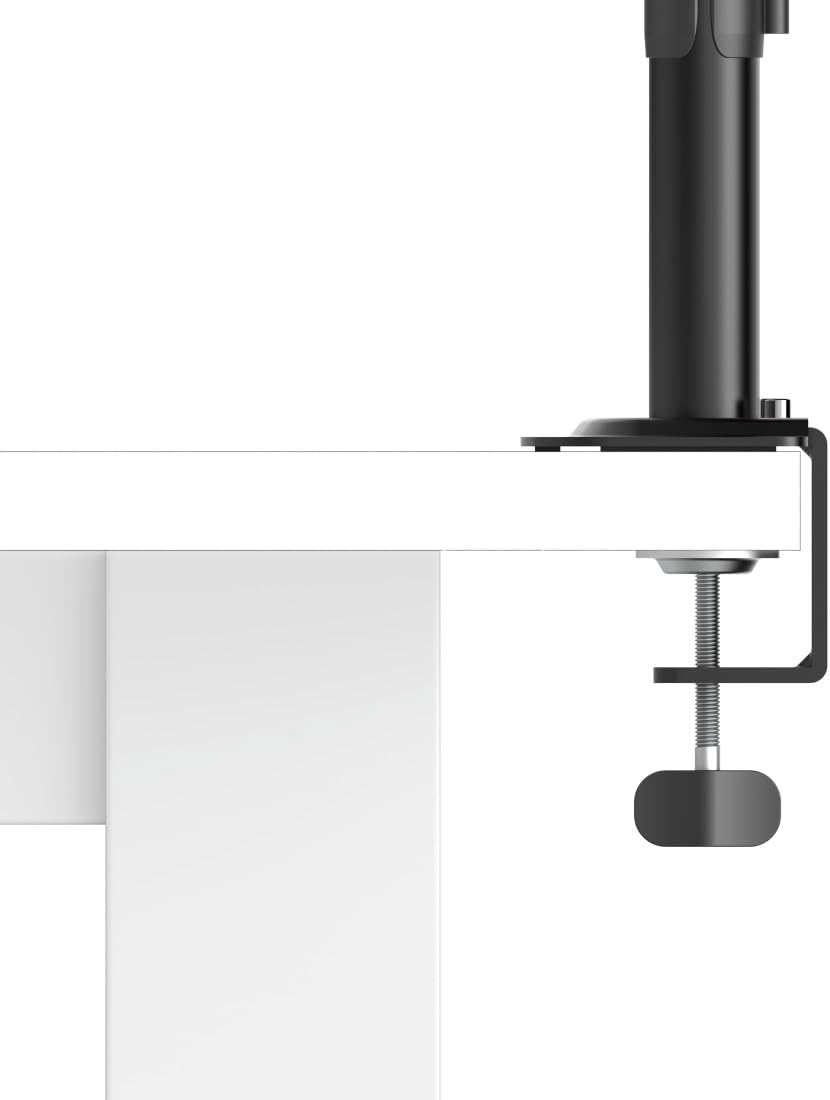 Suporte de Monitor HAMA Ajustável em Altura Inclinável e Giratório 13" a 35" Preto - Imagem 4