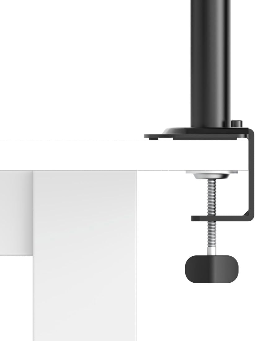 Suporte de Monitor HAMA Ajustável em Altura Inclinável e Giratório 13" a 32" Preto - Imagem 4