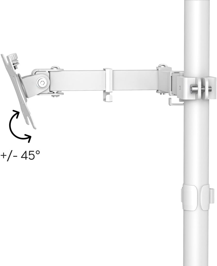 Suporte de Monitor HAMA Ajustável em Altura Inclinável Giratório e Extensível 13" a 35 - Imagem 5