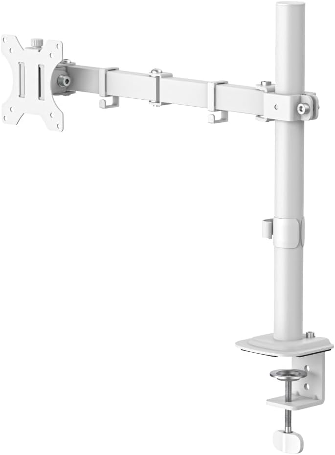 Suporte de Monitor HAMA Ajustável em Altura Inclinável Giratório e Extensível 13" a 35