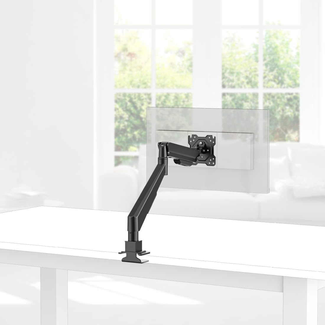 Suporte de Monitor HAMA Articulado com Pistão a Gás 17" a 35" Ajustável Preto - Imagem 7