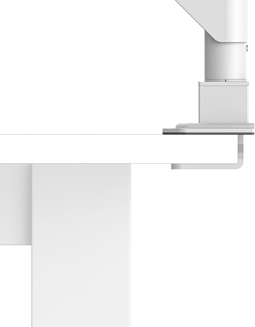 Suporte de Monitor HAMA para 2 Monitores com Mola de Gás 17" a 35" Totalmente Móvel Branco - Imagem 4