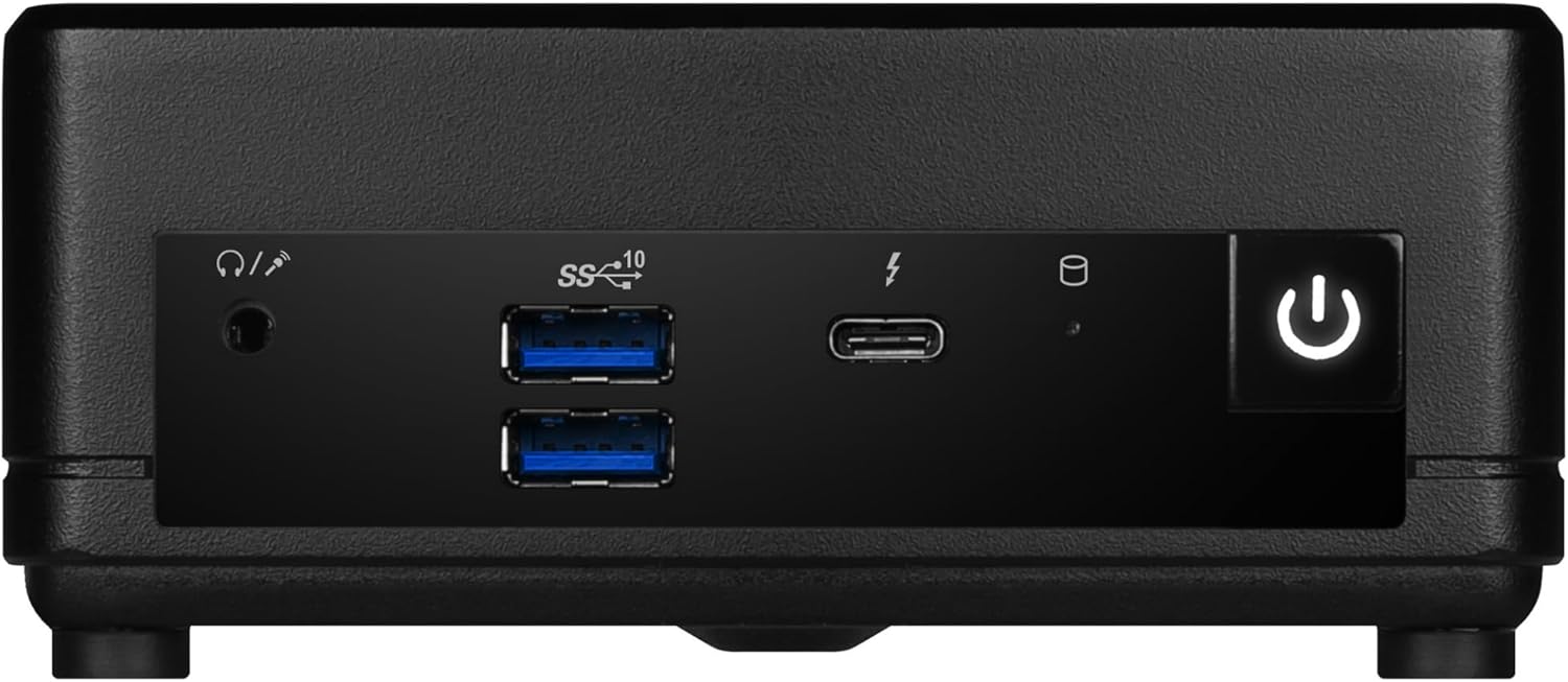 Computador MSI Cubi 5 1M-440BEU Intel Core 3 100U Sem SO Preto - Imagem 2