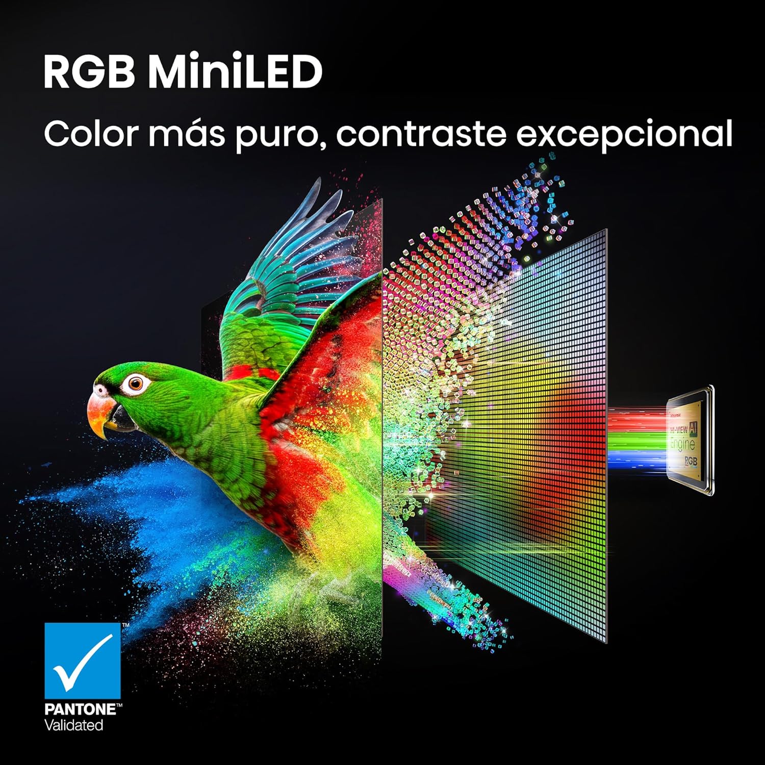 Smart TV Hisense Serie UR8S 55" RGB MiniLED Ultra HD 4K USB HDMI WiFi Bluetooth - Imagem 4
