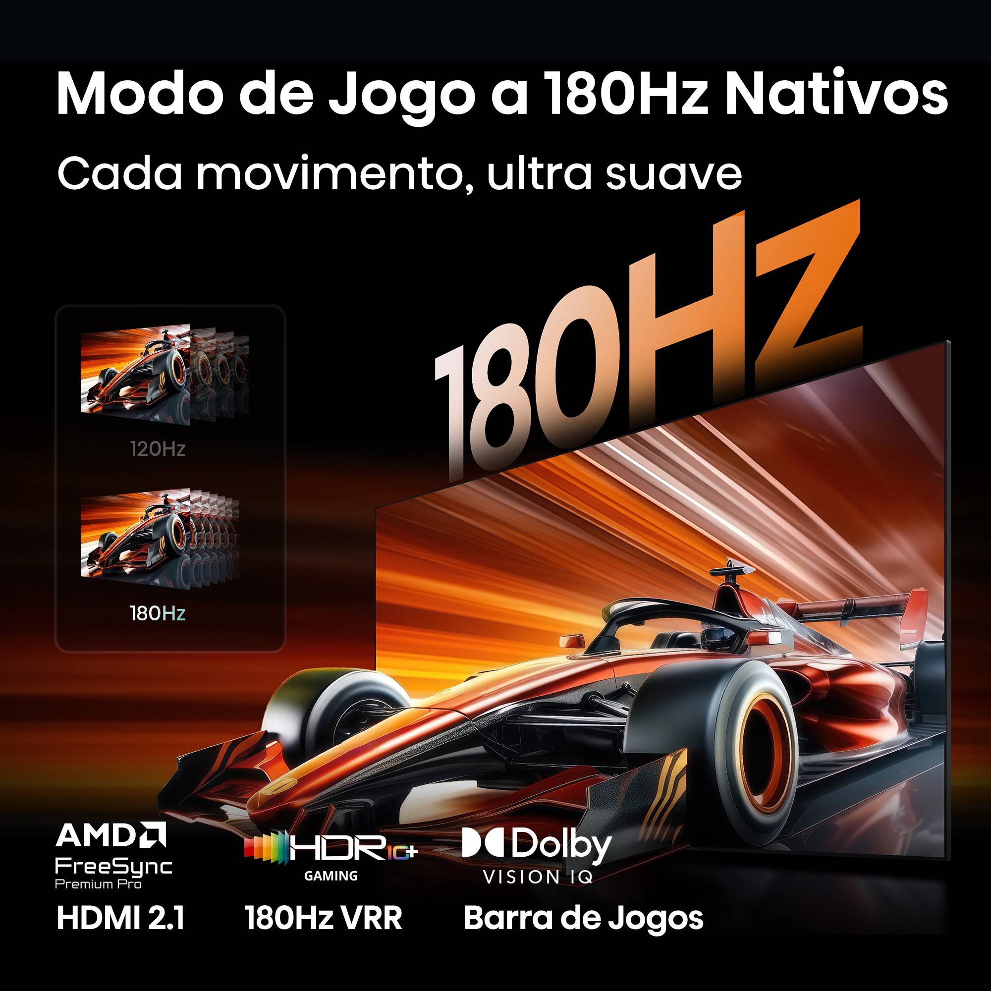 TV HISENSE 85" Serie UR8S Mini-LED RGB Ultra HD 4K WiFi Bluetooth - Imagem 6