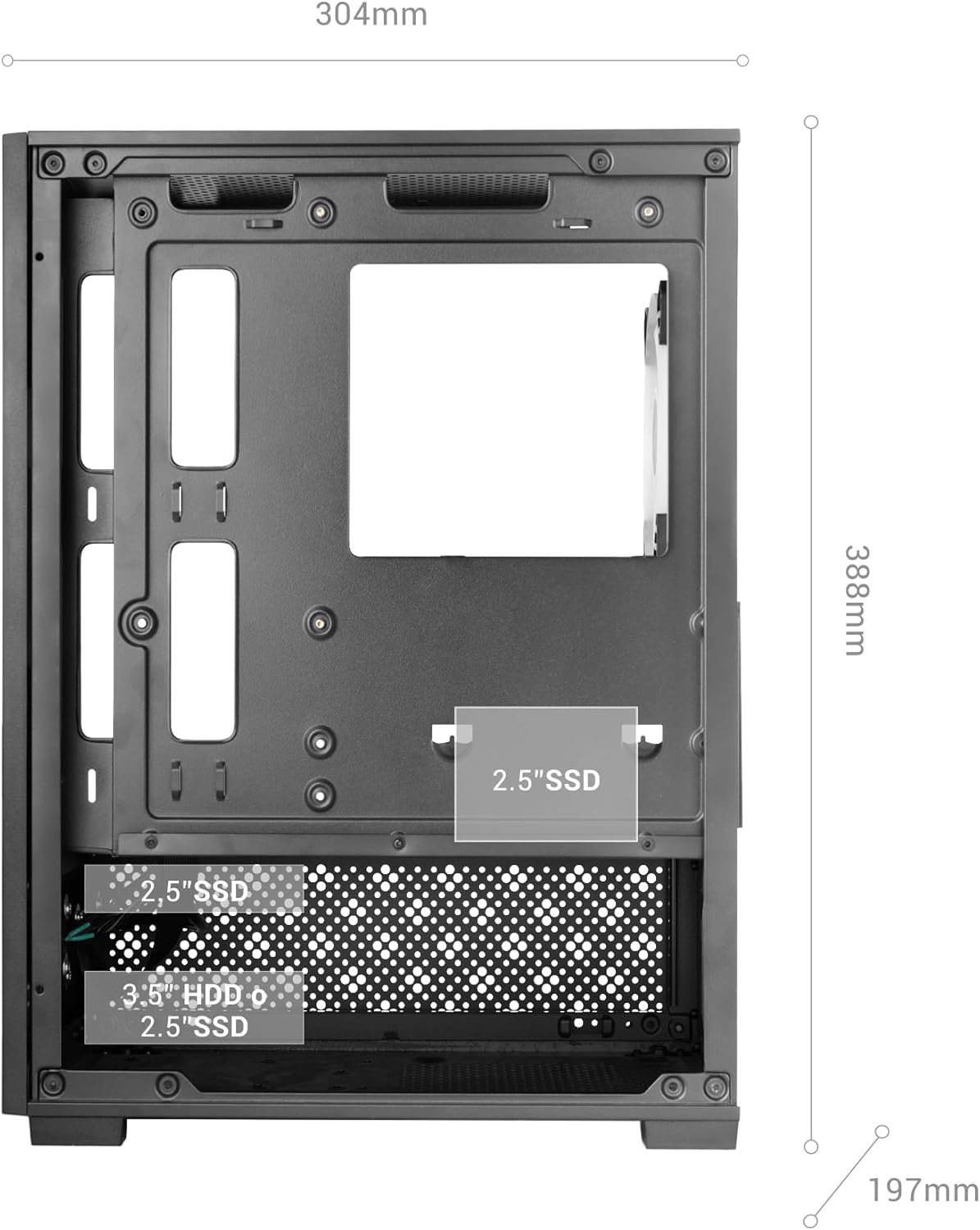 Computador ACER Veriton N2595GT Intel Core 5 120U 16GB 512GB SSD Win11 Pro Teclado e Rato - Imagem 6
