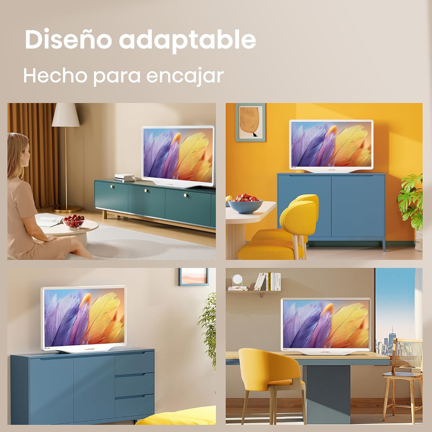Televisor Hisense Series S5Q Deco 43" QLED Full HD 60Hz HDMI USB RJ45 - Imagem 7