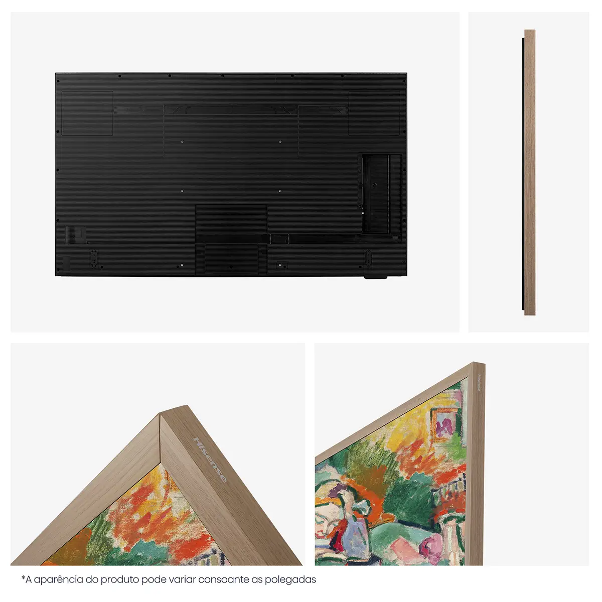 TV HISENSE Serie S7S 55" QLED Canvas Smart TV WiFi Bluetooth HDMI USB - Imagem 12