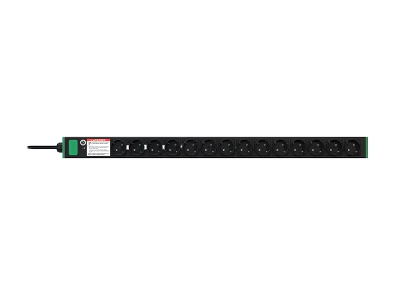 PDU APC Easy Rack Basic Vertical 1-Fase 3.7kW 230V 16A 14 Tomadas Schuko - Imagem 3