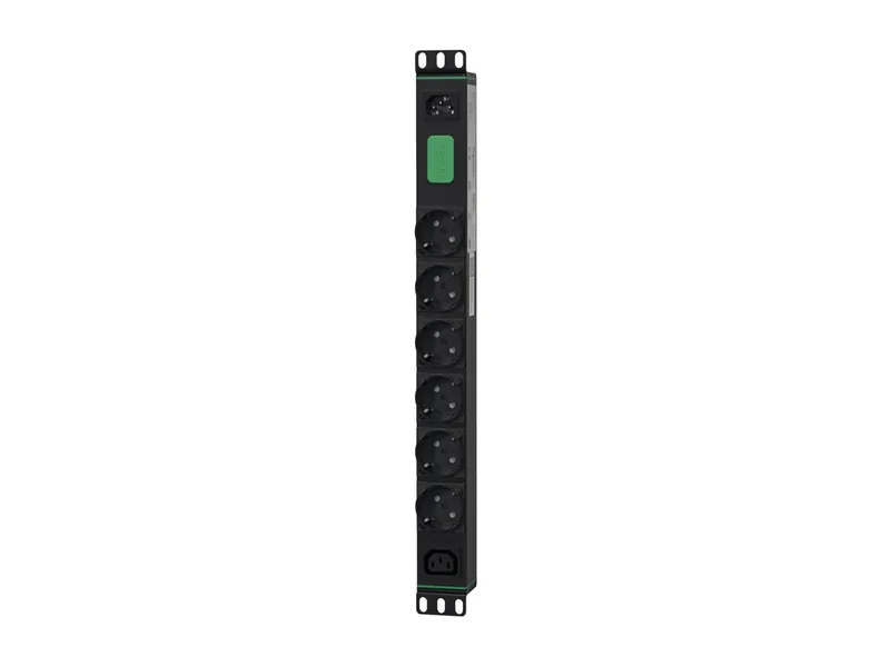 PDU APC Easy Rack Basic Horizontal Monofásica 2.3kW 230V 10A 6x Schuko 1x C13 Entrada IEC60320 C14
