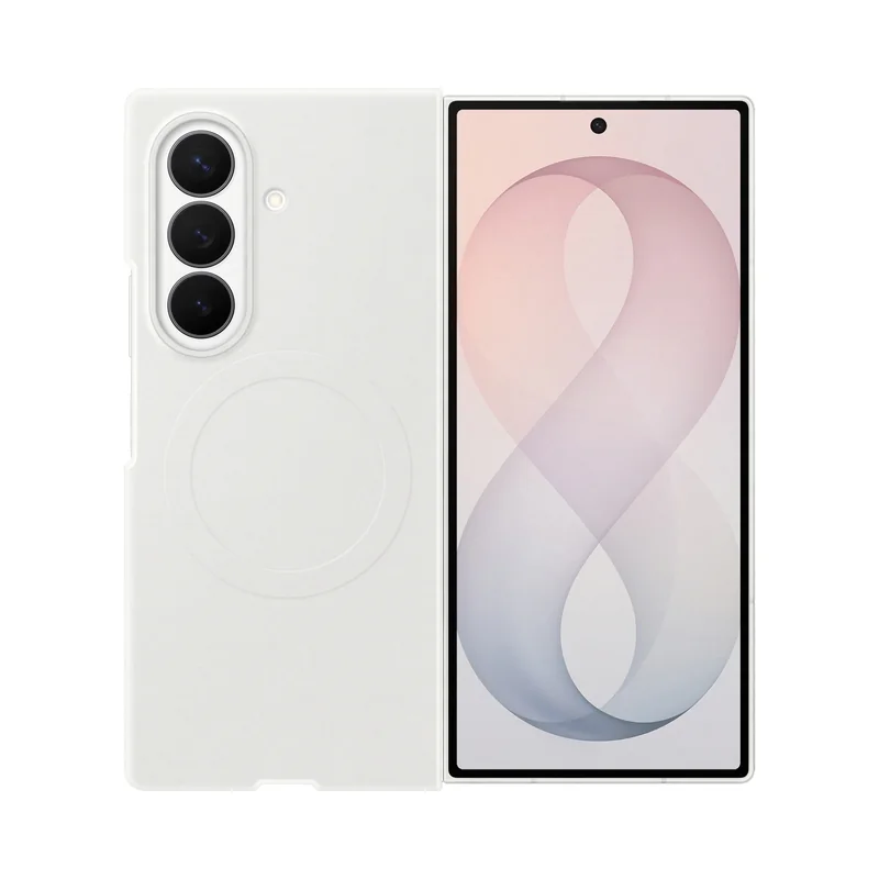 Capa Samsung Galaxy Z Fold8 Ultra Silicone Magnético Branco - Imagem 1