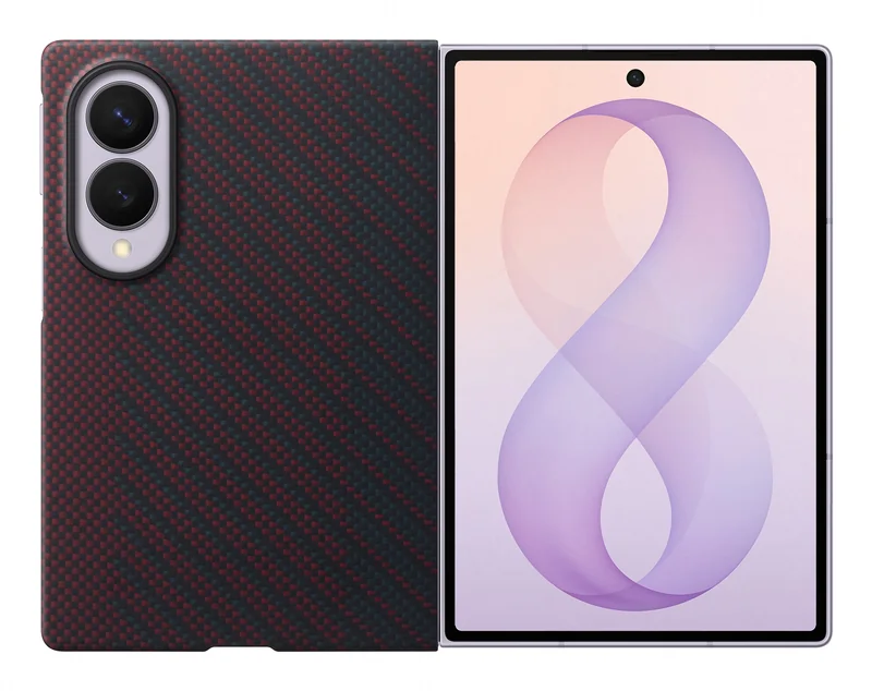 Capa Samsung Galaxy Z Fold8 Magnética Vermelha - Imagem 1