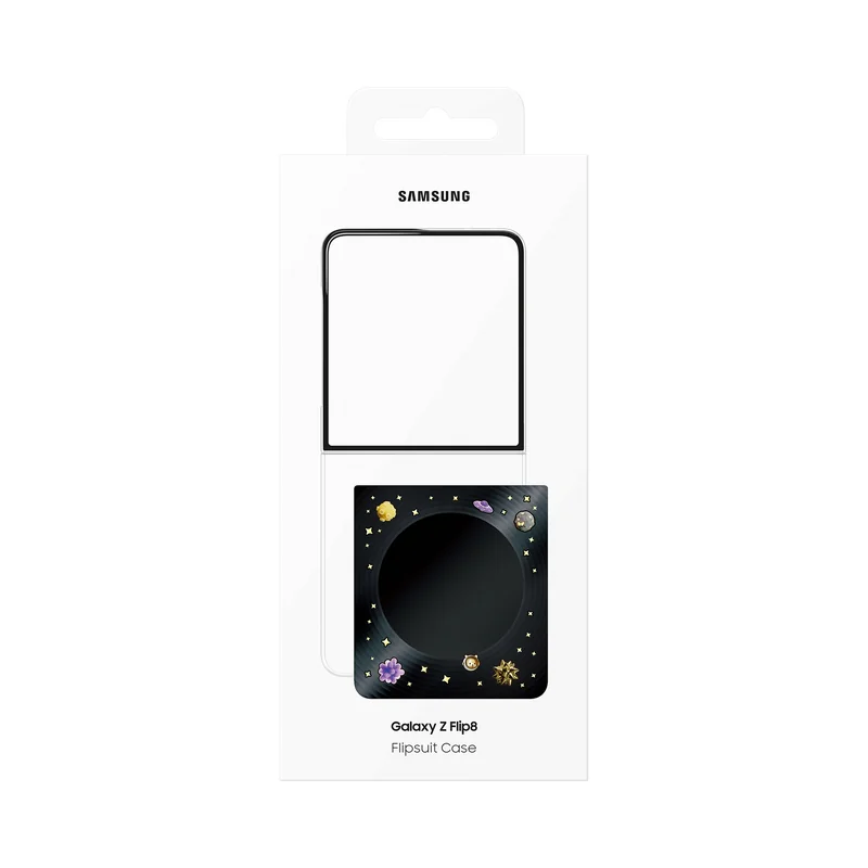 Capa Samsung Galaxy Z Flip8 Magnetic Smart Wallpaper Cover Preto - Imagem 4