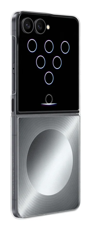Capa Samsung Galaxy Z Flip8 Magnetic Smart Wallpaper Cover Cinzento - Imagem 3