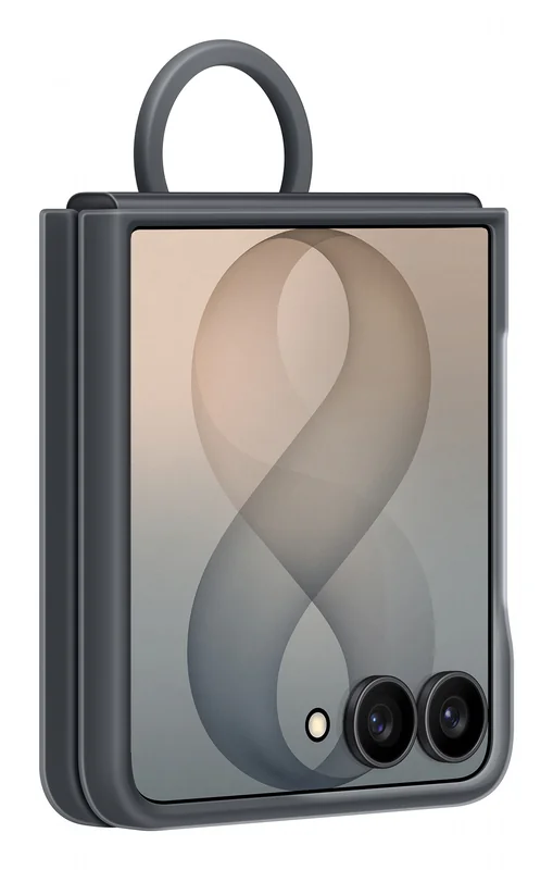 Capa Samsung Galaxy Z Flip8 Silicone Magnetic com Anel Z Ring Preto - Imagem 3
