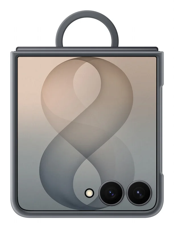 Capa Samsung Galaxy Z Flip8 Silicone Magnetic com Anel Z Ring Preto - Imagem 2