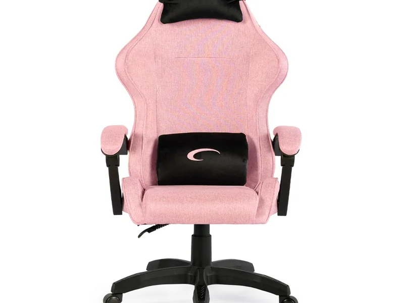 Cadeira Gaming Napofix Parma em Tecido Rosa - Imagem 6