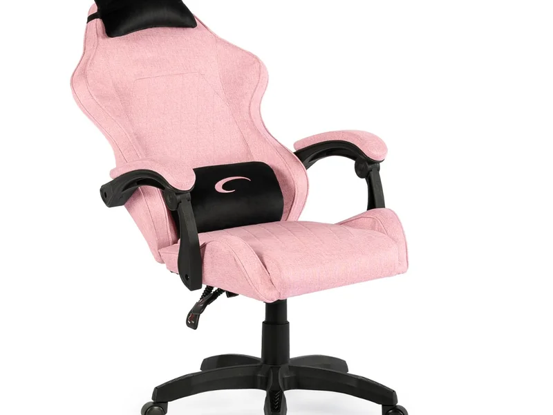 Cadeira Gaming Napofix Parma em Tecido Rosa - Imagem 5