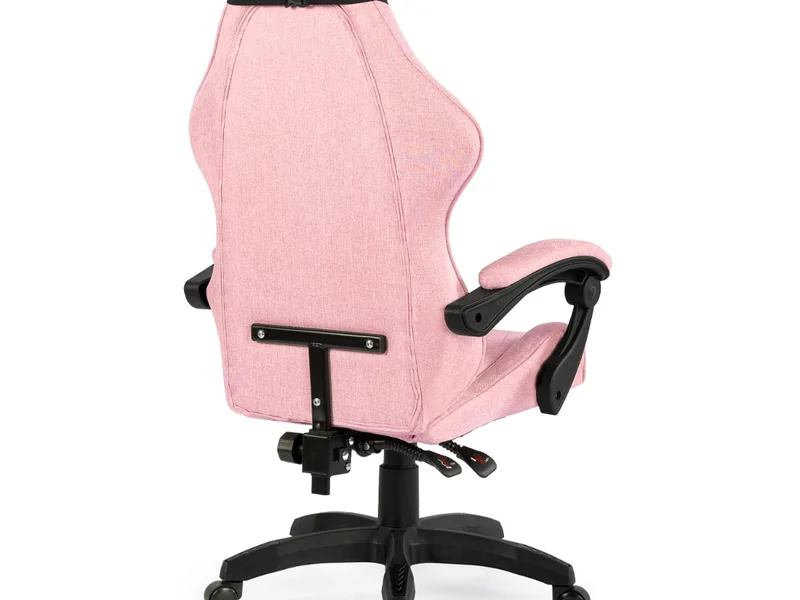 Cadeira Gaming Napofix Parma em Tecido Rosa - Imagem 3