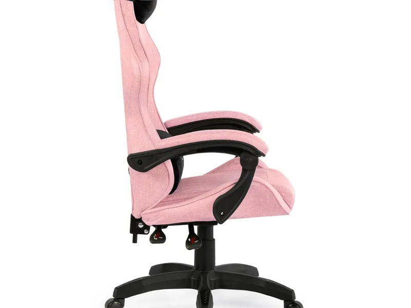 Cadeira Gaming Napofix Parma em Tecido Rosa - Imagem 2