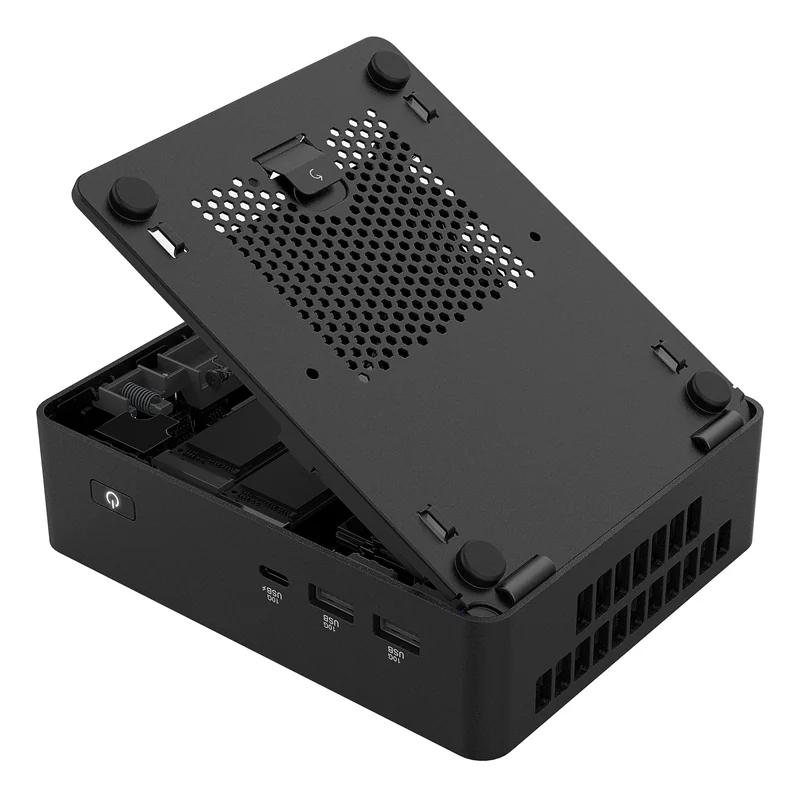 Computador Mini PC ASUS NUC 16 Pro RNUC16WCKW3051M2 Intel Core 3 304 8GB RAM Wi-Fi 6E Preto - Imagem 6