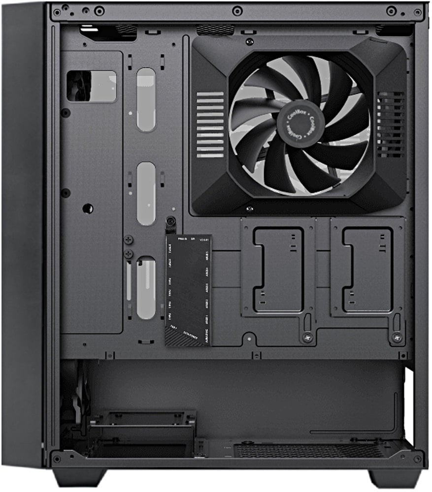 Caixa de PC CoolBox GA300 Gridline ARGB ATX USB-C 3.2 Gen1 com 5 Ventoinhas Preto - Imagem 3