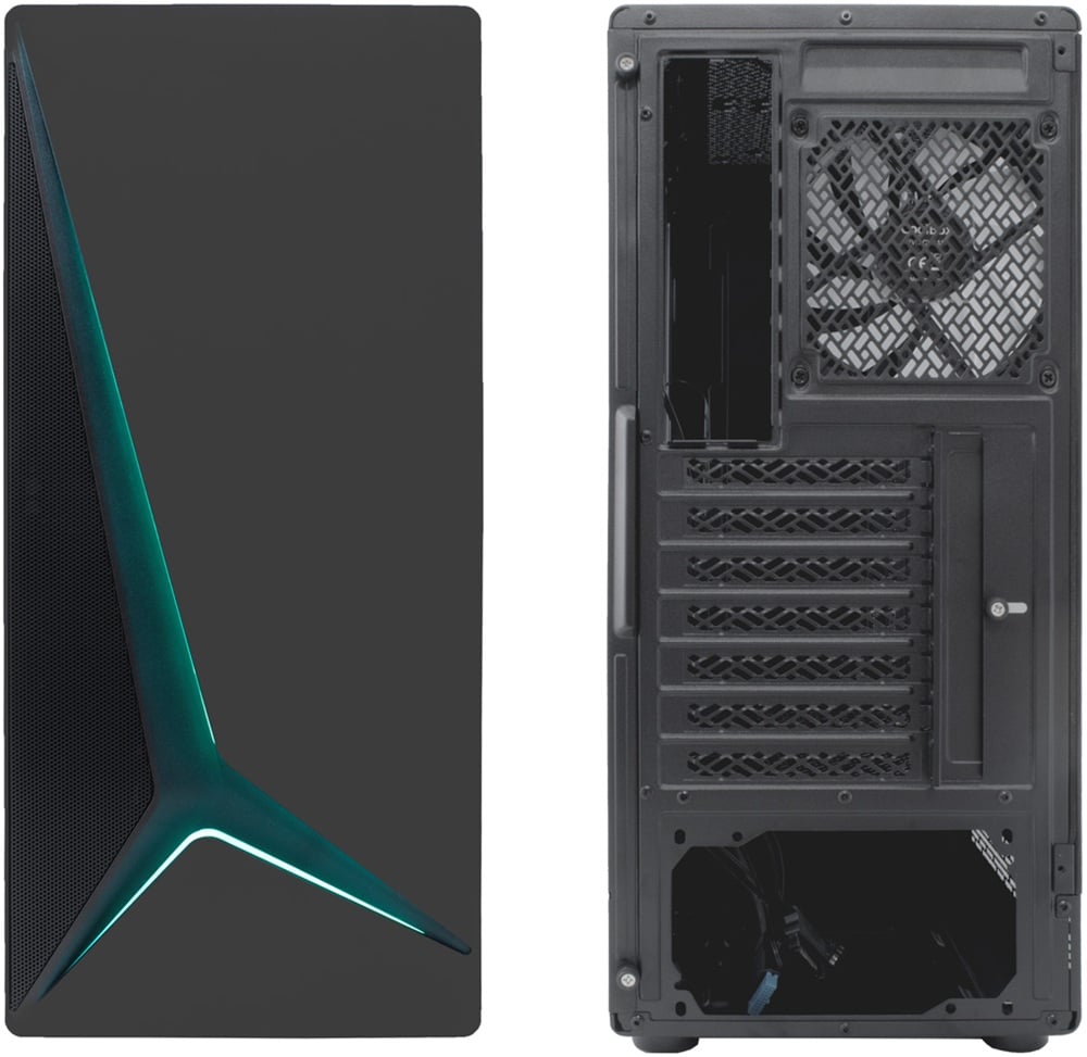 Caixa COOLBOX GA450 Starlight Gaming ATX ARGB USB-C 3.2 Gen1 Preto - Imagem 2