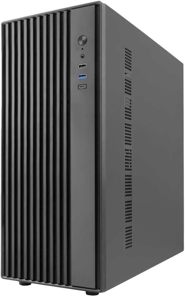 Caixa de PC CoolBox A850 ATX USB-C 3.2 Gen1 Aço SPCC 0.8mm com Ventoinha 120mm Preto - Imagem 2