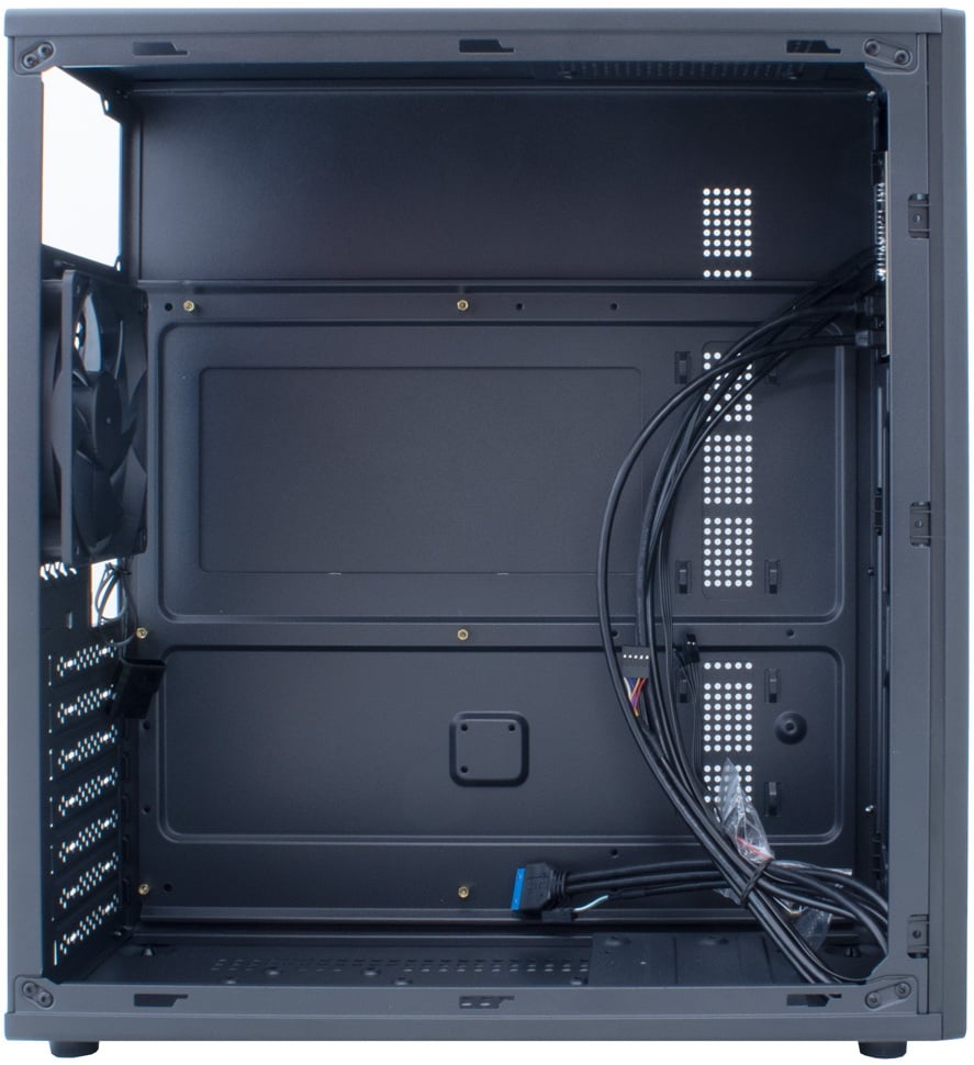 Caixa de PC CoolBox A850 ATX USB-C 3.2 Gen1 Aço SPCC 0.8mm com Ventoinha 120mm Preto - Imagem 4