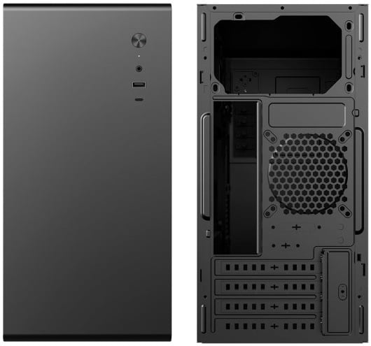 Caixa PC CoolBox M640C Micro-ATX Full Metal USB-C 3.2 Gen1 com Ventoinha 90mm - Imagem 4