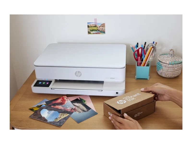 Impressora Multifunções HP Envy 6122 All-in-One A4 Jacto de Tinta 10ppm Wi-Fi USB 2.0 Ecrã Tátil 2.4" Branco - Imagem 4